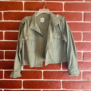 Kenzie Crop Green Jacket